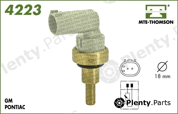 Mte-Thomson 4223 — Sensor, coolant temperature