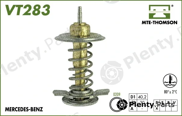 Mte-Thomson VT283.80 — Thermostat, coolant