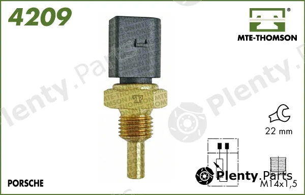 Mte-Thomson 4209 — Sensor, coolant temperature