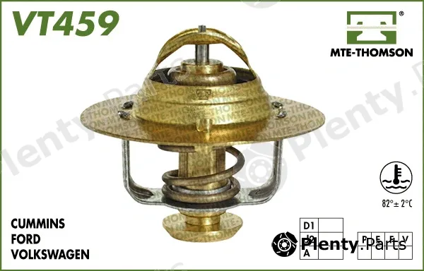 Mte-Thomson VT459.82 — Thermostat, coolant