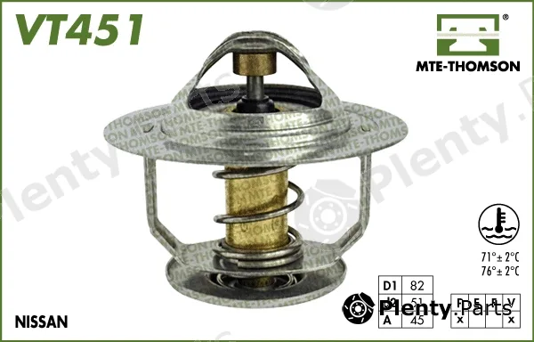 Mte-Thomson VT451.76 — Thermostat, coolant