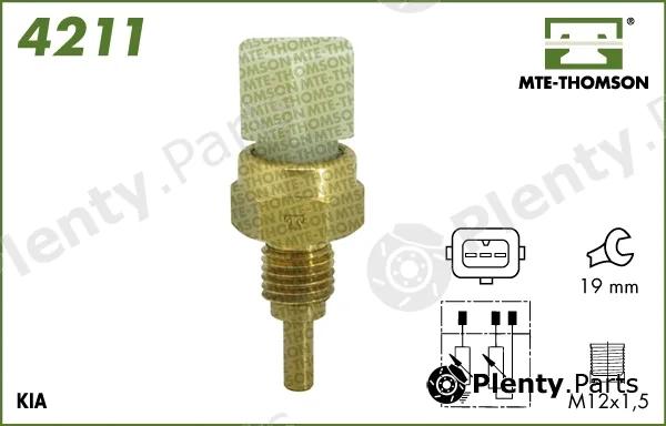 Mte-Thomson 4211 — Sensor, coolant temperature
