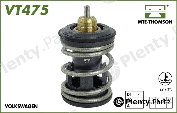 Mte-Thomson VT475.95 — Thermostat, coolant