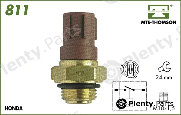 Mte-Thomson 811 — Temperature Switch, radiator fan