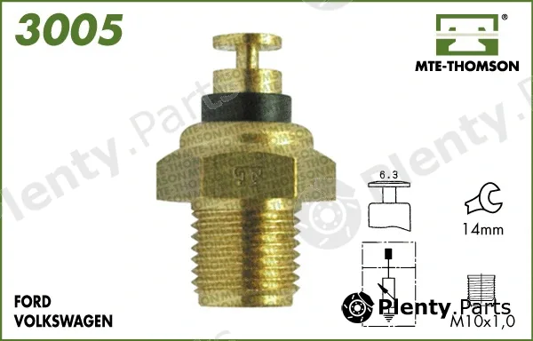 Mte-Thomson 3005 — Sensor, coolant temperature