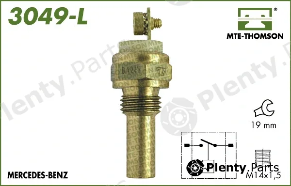 Mte-Thomson 3049-L — Temperature Switch, radiator fan