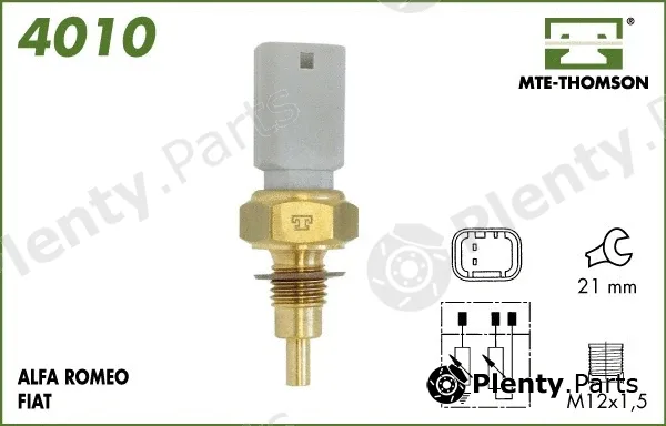 Mte-Thomson 4010 — Sensor, coolant temperature