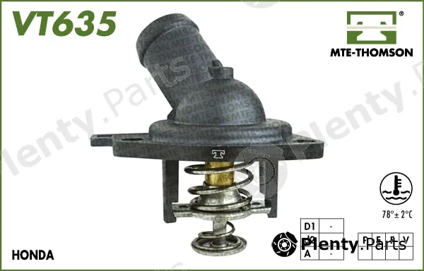 Mte-Thomson VT635.78 — Thermostat, coolant