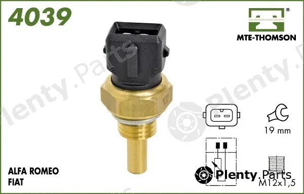 Mte-Thomson 4039 — Sensor, coolant temperature