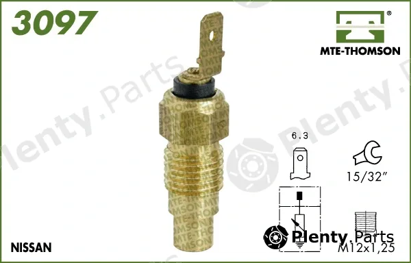 Mte-Thomson 3097 — Sensor, coolant temperature