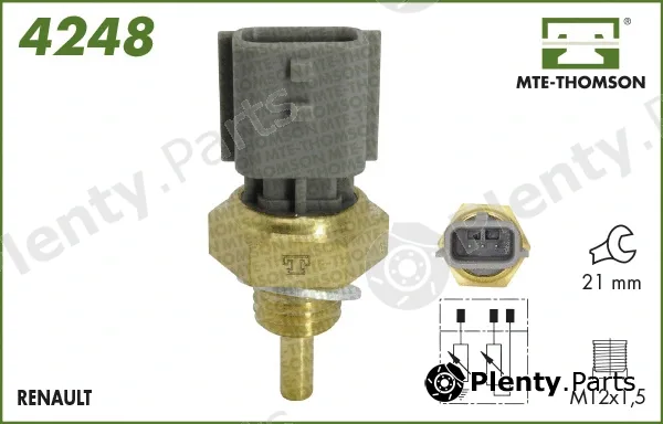 Mte-Thomson 4248 — Sensor, coolant temperature