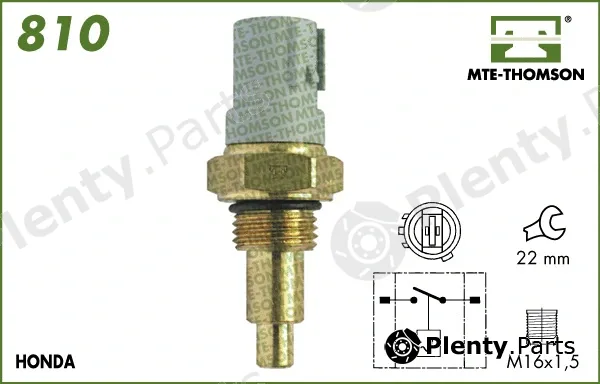 Mte-Thomson 810 — Temperature Switch, radiator fan