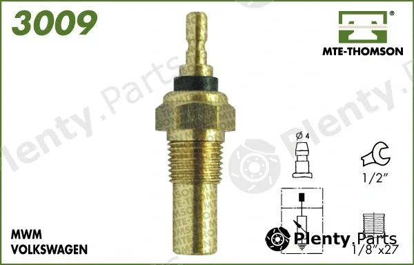 Mte-Thomson 3009 — Sensor, coolant temperature