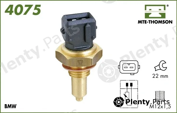 Mte-Thomson 4075 — Sensor, coolant temperature