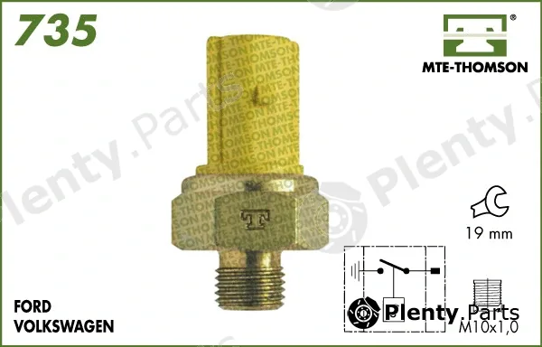 Mte-Thomson 735 — Temperature Switch, radiator fan