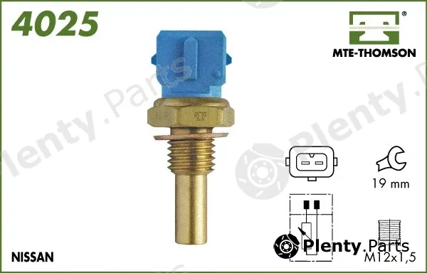 Mte-Thomson 4025 — Sensor, coolant temperature