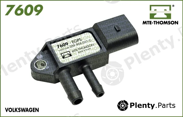 Mte-Thomson 7609 — Sensor, exhaust pressure
