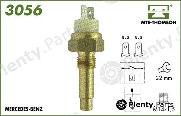 Mte-Thomson 3056 — Sensor, coolant temperature