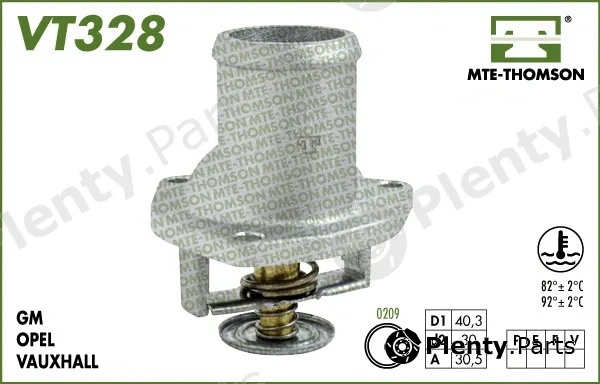 Mte-Thomson VT328.87 — Thermostat, coolant
