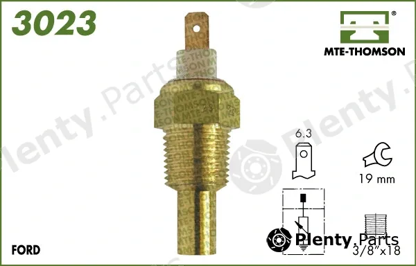 Mte-Thomson 3023 — Sensor, coolant temperature