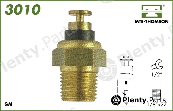 Mte-Thomson 3010 — Sensor, coolant temperature