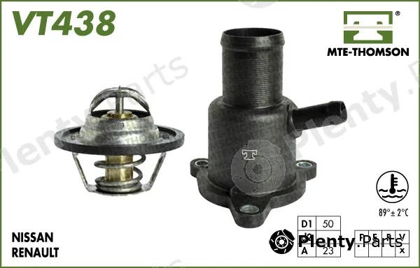Mte-Thomson VT438.89 — Thermostat, coolant