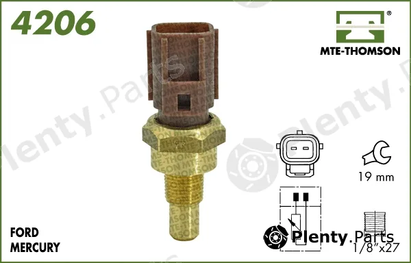 Mte-Thomson 4206 — Sensor, coolant temperature