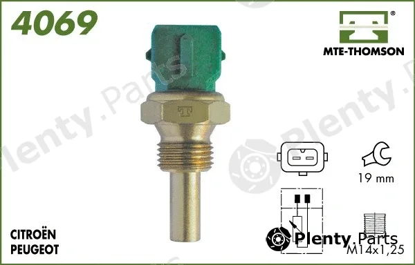 Mte-Thomson 4069 — Sensor, coolant temperature