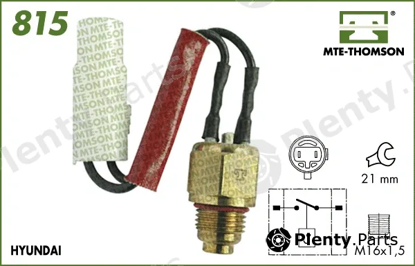 Mte-Thomson 815 — Temperature Switch, radiator fan