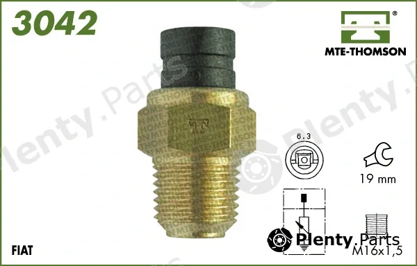 Mte-Thomson 3042 — Sensor, coolant temperature