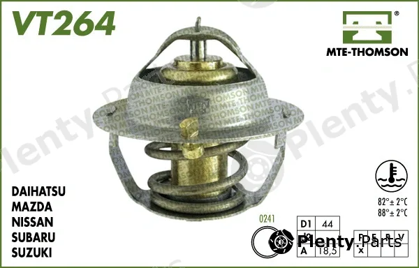 Mte-Thomson VT264.82 — Thermostat, coolant