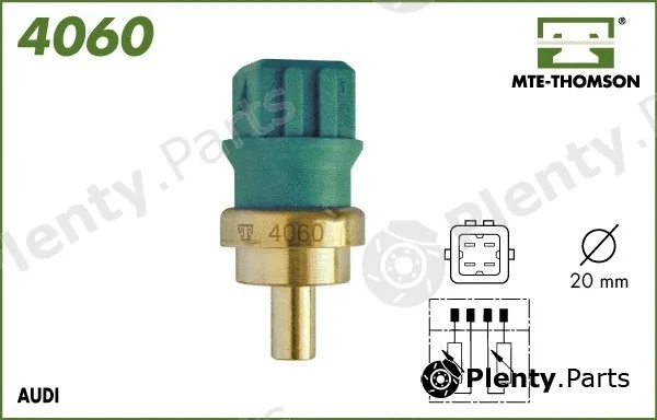 Mte-Thomson 4060 — Sensor, coolant temperature