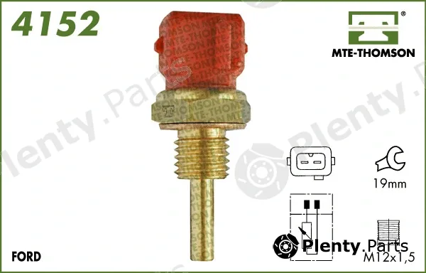 Mte-Thomson 4152 — Sensor, coolant temperature