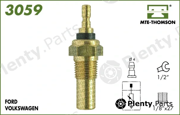 Mte-Thomson 3059 — Sensor, coolant temperature