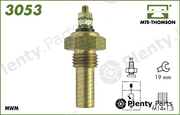 Mte-Thomson 3053 — Sensor, coolant temperature