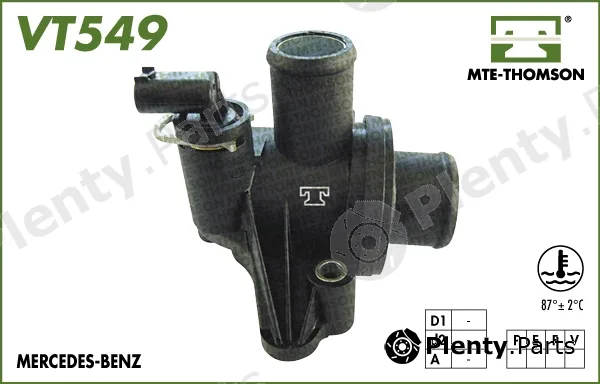 Mte-Thomson VT549.87 — Thermostat, coolant