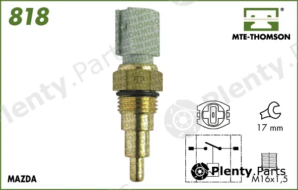 Mte-Thomson 818 — Temperature Switch, radiator fan