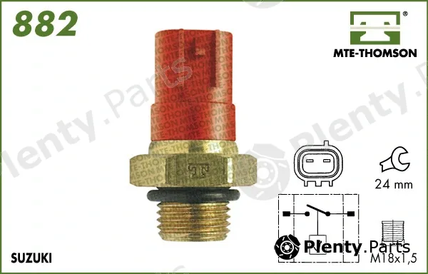 Mte-Thomson 882 — Temperature Switch, radiator fan