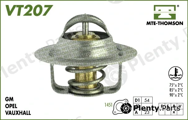 Mte-Thomson VT207.71 — Thermostat, coolant