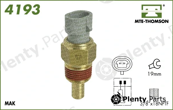 Mte-Thomson 4192 — Sensor, coolant temperature