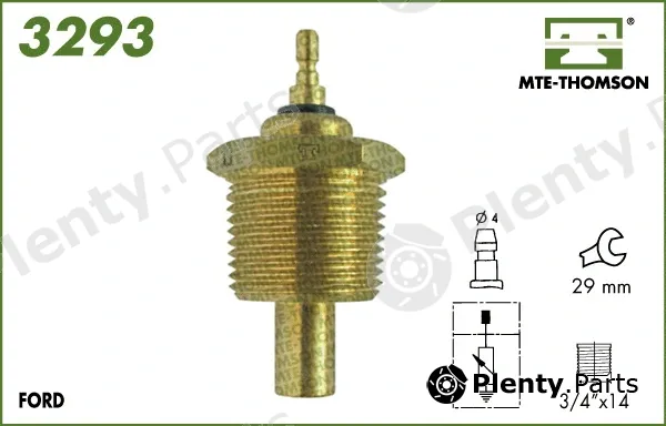 Mte-Thomson 3293 — Sensor, coolant temperature