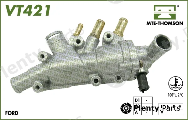 Mte-Thomson VT421.100 — Thermostat, coolant