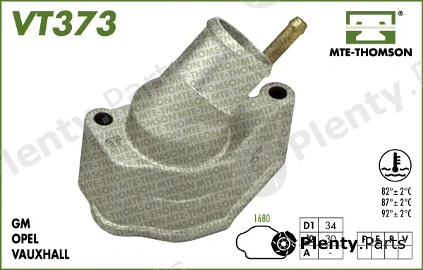 Mte-Thomson VT373.82 — Thermostat, coolant
