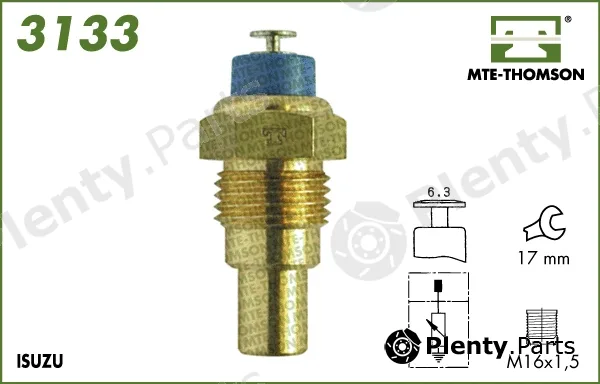 Mte-Thomson 3133 — Sensor, coolant temperature
