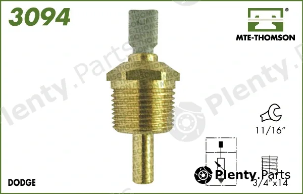 Mte-Thomson 3094 — Sensor, coolant temperature