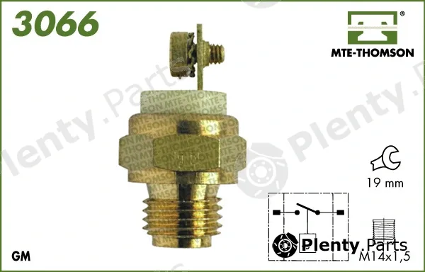 Mte-Thomson 3066 — Temperature Switch, radiator fan