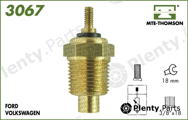 Mte-Thomson 3067 — Sensor, coolant temperature