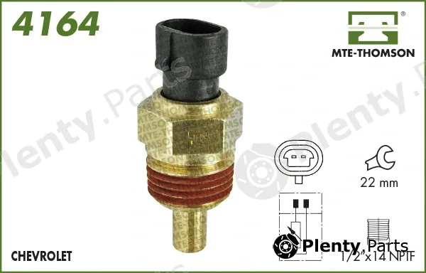 Mte-Thomson 4164 — Sensor, coolant temperature