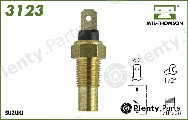Mte-Thomson 3123 — Sensor, coolant temperature