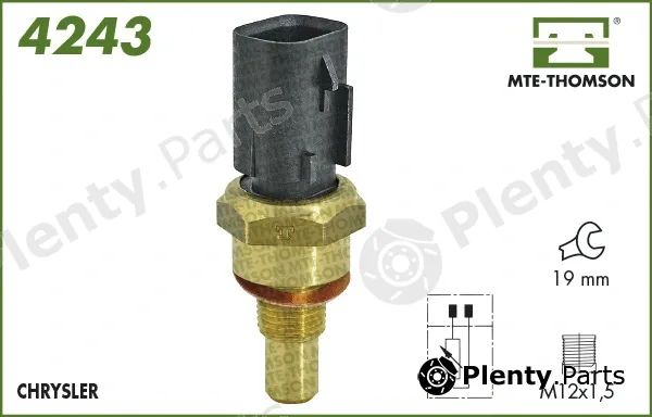 Mte-Thomson 4243 — Sensor, coolant temperature